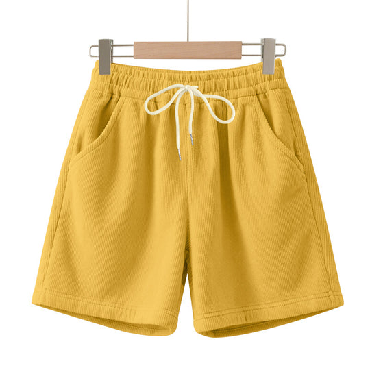 Herren nan gerippte Jersey-Shorts mit elastischem Bund, dekorativem Kordelzug und seitlichen Eingrifftaschen R&B