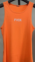 Damen Sportliches Tanktop aus leichtem Rippenmaterial R&B