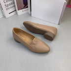 Damen elegante Slipper mit mittelhohem Absatz