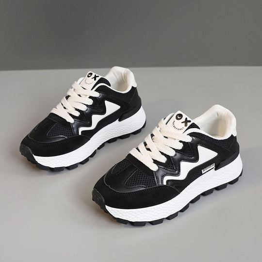Damen Sportliche Freizeitsneaker mit atmungsaktiver Mesh-Oberfläche und dämpfender Laufsohle R&B
