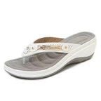 Damen Wedge-Sandalen mit modischem Riemendesign und ergonomischem Fußbett R&B