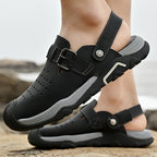 Damen Komfortable Freizeitschuhe mit verstellbarem Riemen und rutschfester Sohle R&B