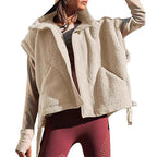 Damen Modische Fleece-Weste R&B