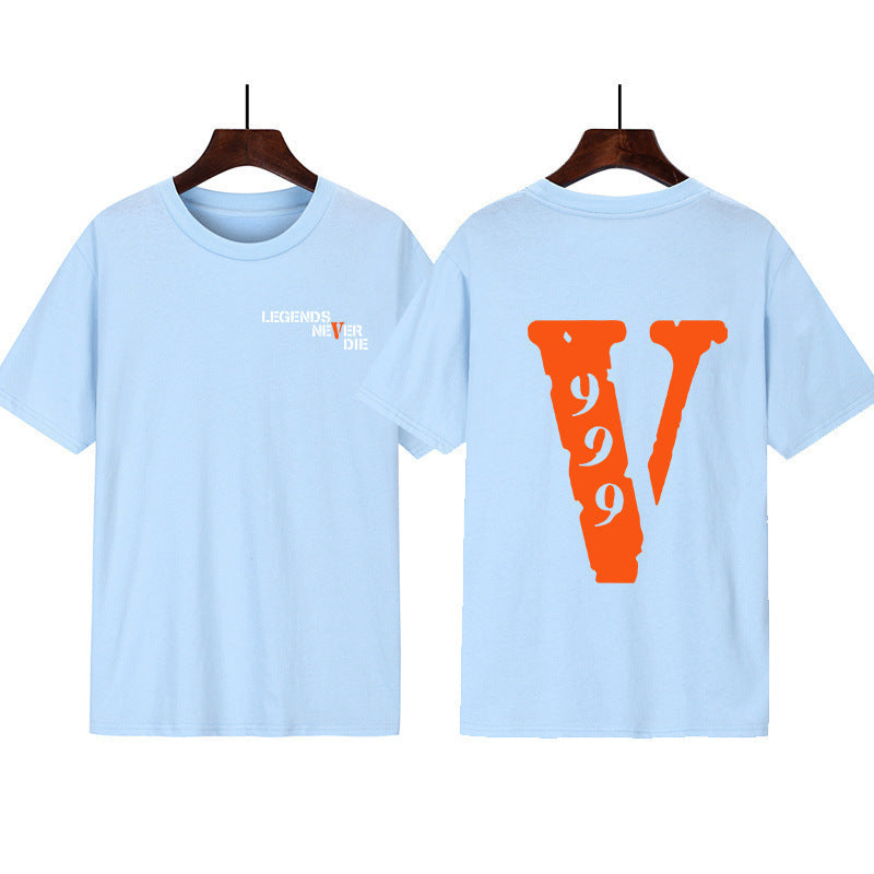 Damen Grafik T-Shirt mit originellem Schriftzug und kreativem Design R&B