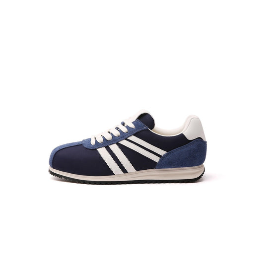 Damen Retro-Laufsneaker mit eleganter Wildleder-Applikation R&B