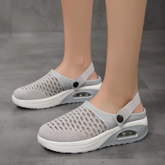 Damen atmungsaktive Clogs mit komfortabler Sohle R&B