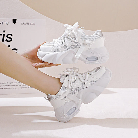 Damen Sportliche Sneakers mit atmungsaktiver Mesh-Oberfläche und rutschfester Sohle R&B