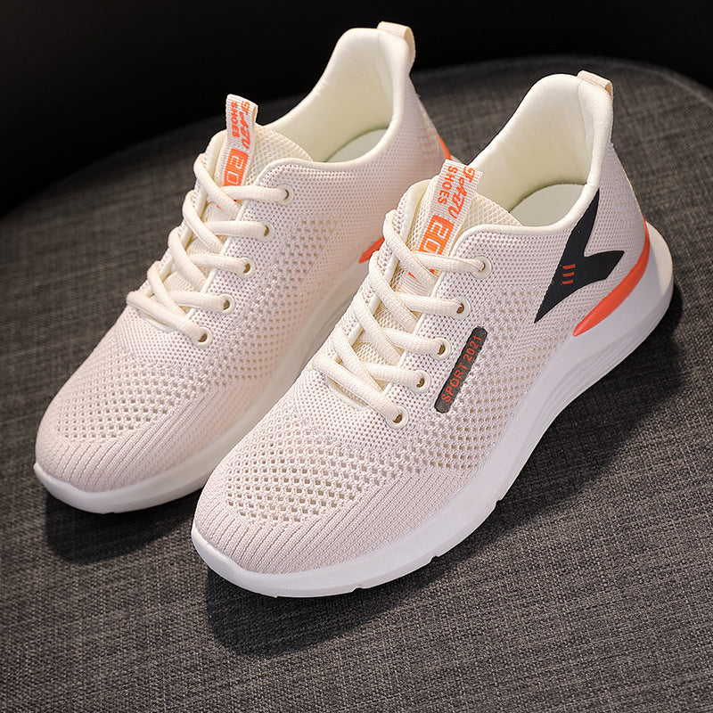 Damen Sportliche Sneakers mit atmungsaktivem Netzdesign und dämpfender Laufsohle R&B