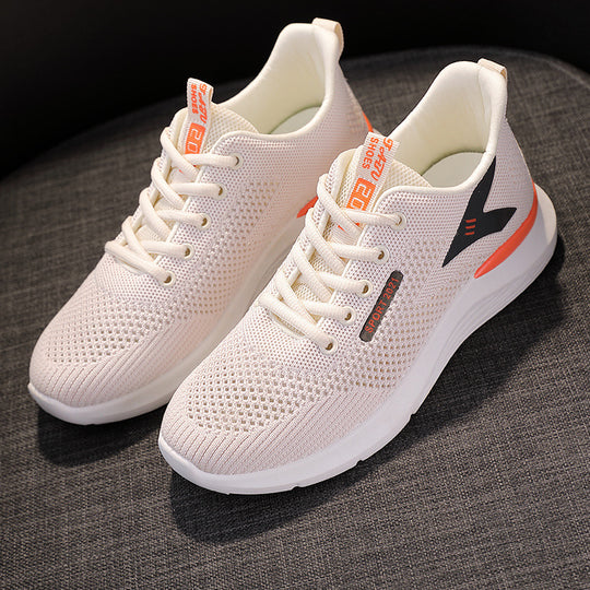 Damen Sportliche Sneakers mit atmungsaktivem Netzdesign und dämpfender Laufsohle R&B