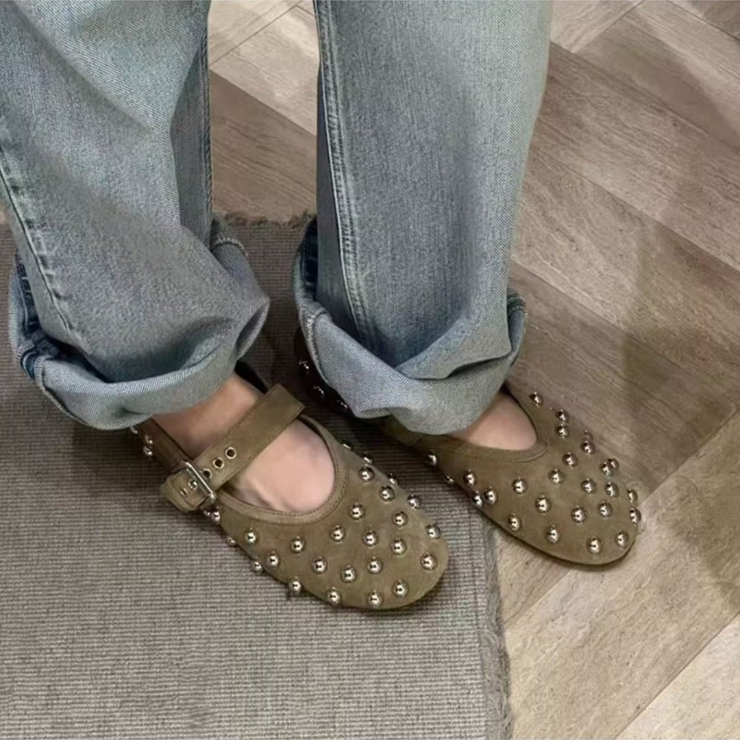 Damen Designerschuhe mit modischen Nietenakzenten R&B