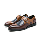 Herren Elegante Mokassins mit modischem Doppel-Monks-Design R&B