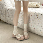 Damen Ballerinas mit zierlichem Riemchen und eleganter Schleifenapplikation R&B