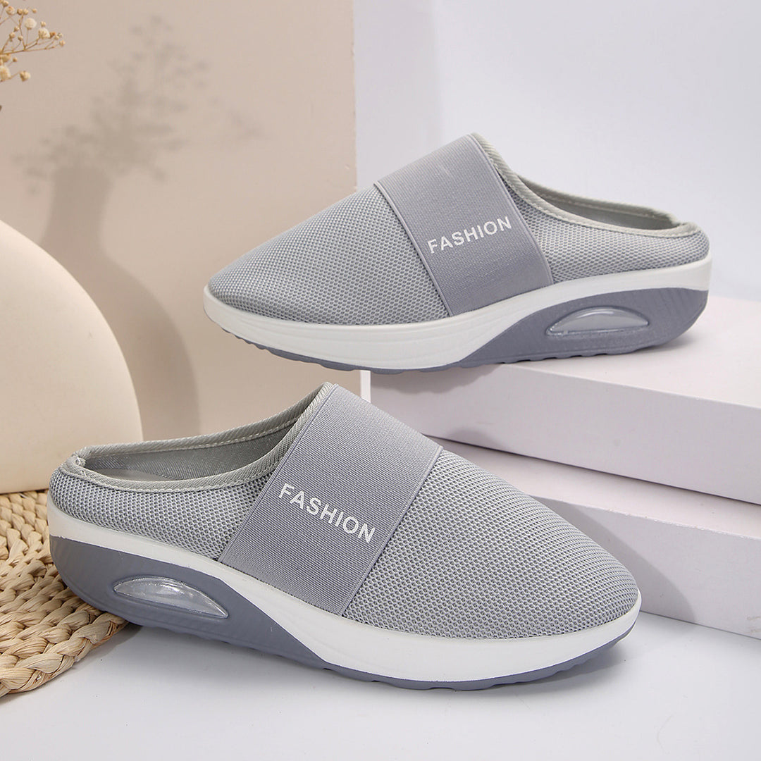 Damen Komfortable Slipper mit atmungsaktivem Obermaterial R&B