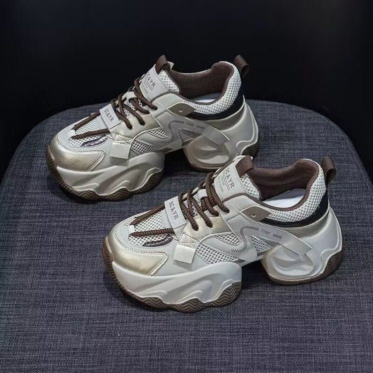 Damen Sportliche Sneakers mit rutschfester Sohle und atmungsaktivem Obermaterial R&B