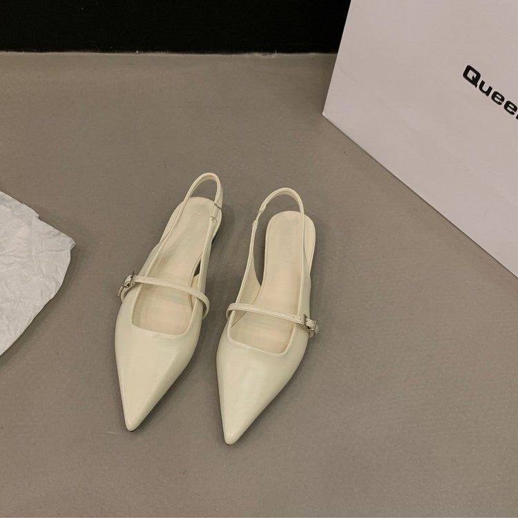 Damen Slingback Pumps mit eleganten Spitzen und zarten Riemchen R&B
