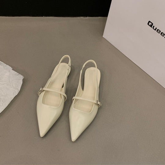 Damen Slingback Pumps mit eleganten Spitzen und zarten Riemchen R&B