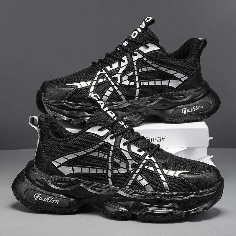 Damen Sportliche und moderne Sneaker mit atmungsaktiver Mesh-Oberfläche und dämpfender Sohle R&B