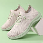 Damen Leichte und atmungsaktive Sneaker mit flexiblem Strickoberteil R&B
