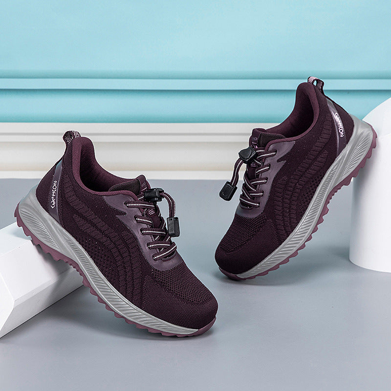 Damen Lauf-Sneaker mit elastischem Schnellschnürsystem und atmungsaktivem Obermaterial R&B