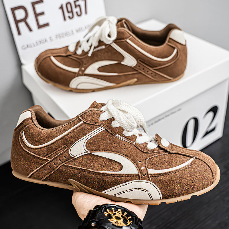 Damen Bequeme Sneakers aus Wildleder mit atmungsaktiver Sohle R&B