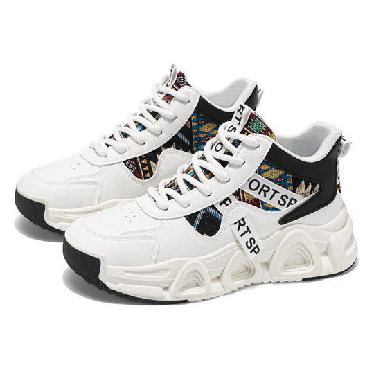 Damen Sportliche Chunky Sneakers mit einzigartigem Design und rutschfester Sohle R&B
