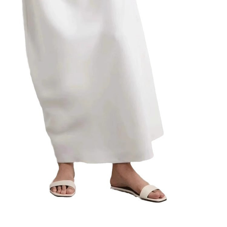 Damen Elegante Slippers mit breitem Riemen und quadratischer Zehenpartie R&B