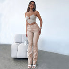 Damen Elegantes Bustier-Oberteil mit modischen Details R&B