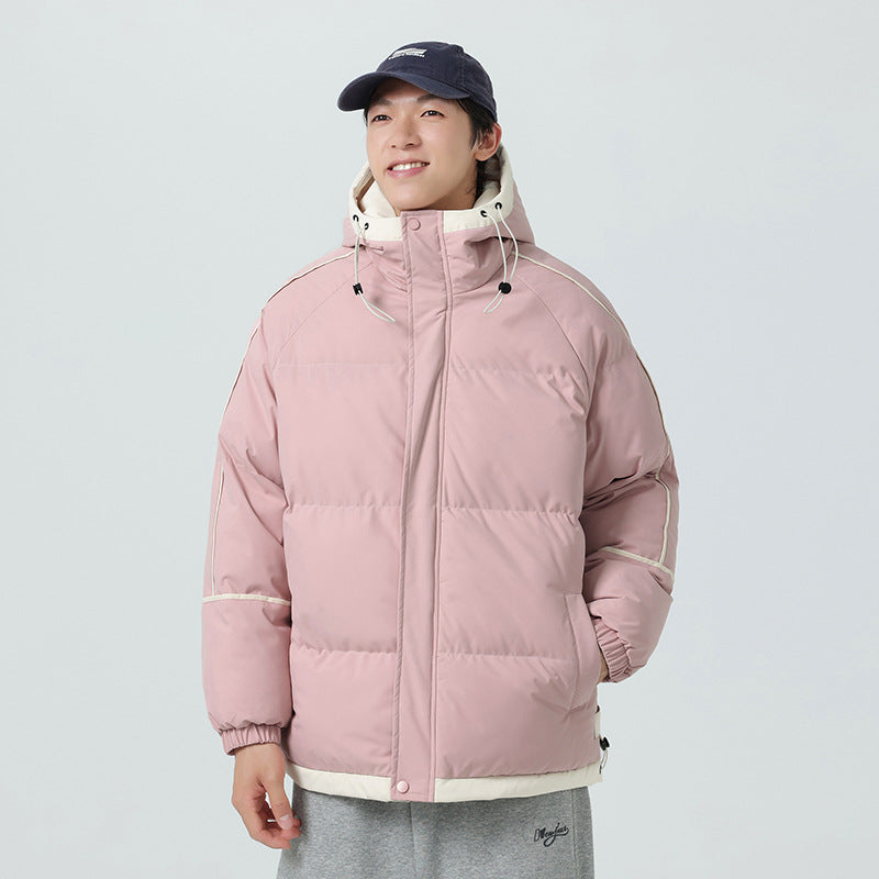 Herren modische Kapuzenjacke mit hochwertiger Füllung und funktionalen Taschen R&B