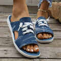 Damen Offene Slipper mit verstellbarem Schnürsystem R&B