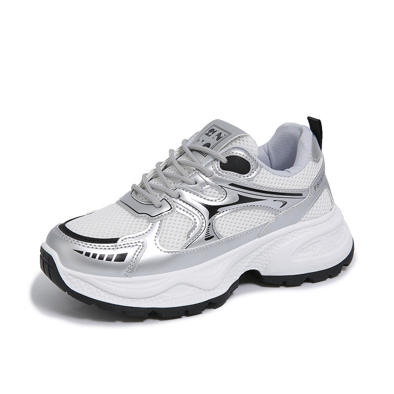 Damen Trend Sneakers mit atmungsaktivem Mesh-Obermaterial und dämpfender Sohle R&B