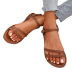 Damen Sandalen mit verstellbaren Riemen und rutschfester Sohle R&B
