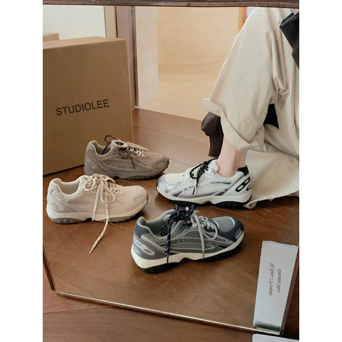 Damen Sportliche Lauf-Sneaker mit atmungsaktivem Mesh-Obermaterial und stabiler Sohle R&B