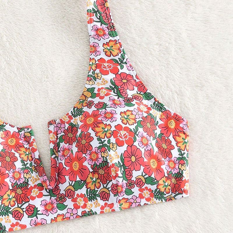 Damen Floral Design Bikini R&B