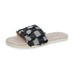 Damen Freizeitsandalen mit luftiger Textil-Oberfläche und robuster Sohle EB