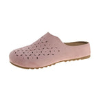 Damen Atmungsaktive Home-Sandalen aus Wildleder mit eleganter Lochung R&B