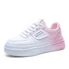 Damen modische Plateau Sneakers mit coolen Akzenten und atmungsaktiven Eigenschaften R&B