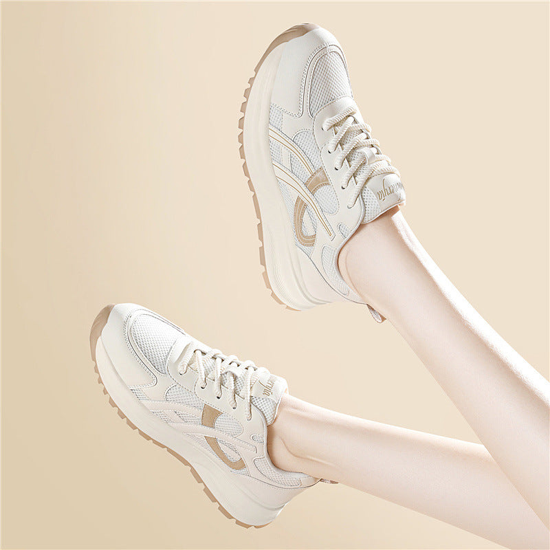 Damen Sportliche Komfort-Sneaker mit atmungsaktiver Oberfläche und dämpfender Laufsohle R&B