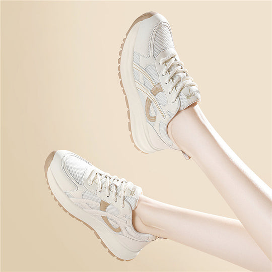 Damen Sportliche Komfort-Sneaker mit atmungsaktiver Oberfläche und dämpfender Laufsohle R&B