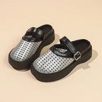 Damen Atmungsaktive Clogs mit verstellbarem Riemen R&B