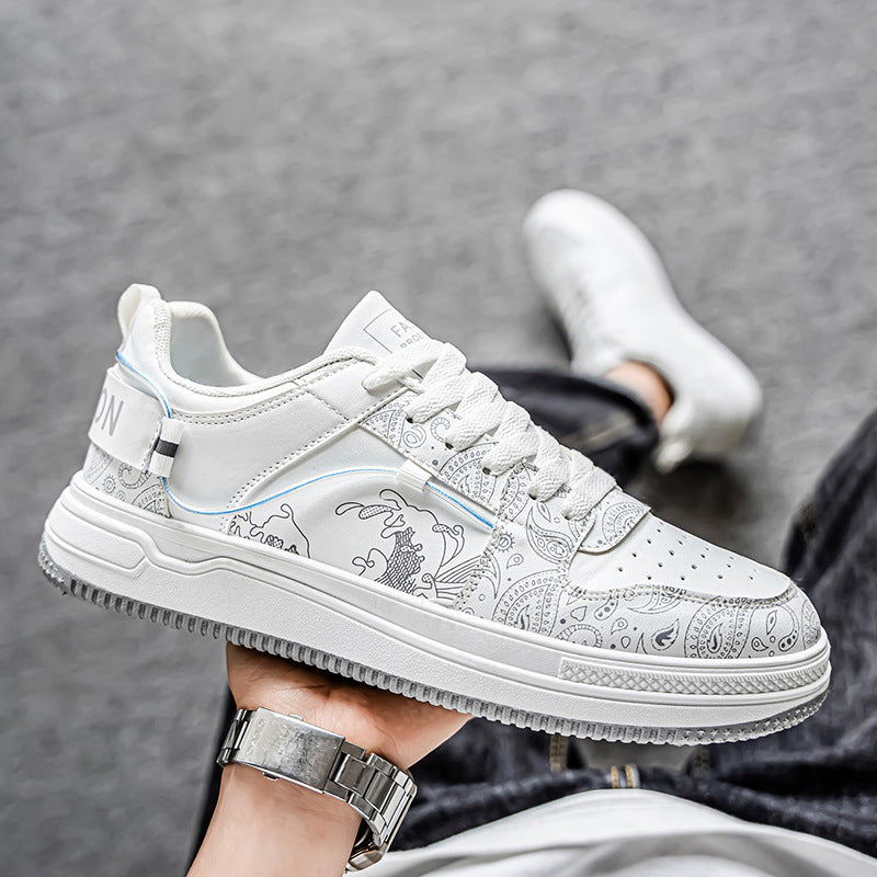 Damen Sneaker mit kunstvollem Design und atmungsaktivem Obermaterial R&B