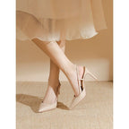 Damen Slingback High Heel Schuhe mit elegantem Riemendesign R&B