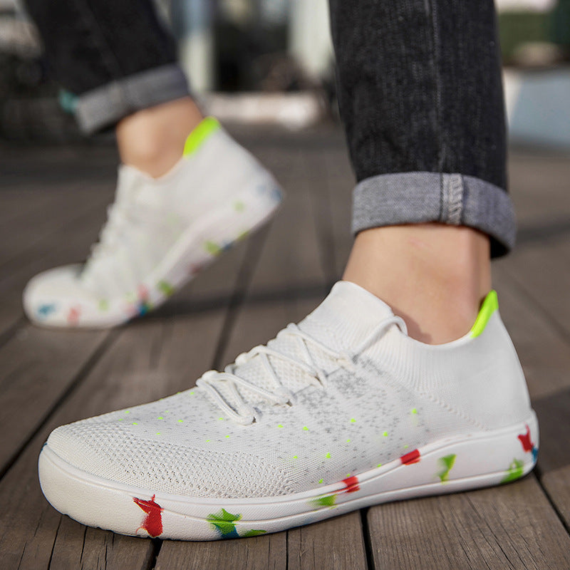 Damen Sportliche Stricksneaker mit rutschfester Sohle