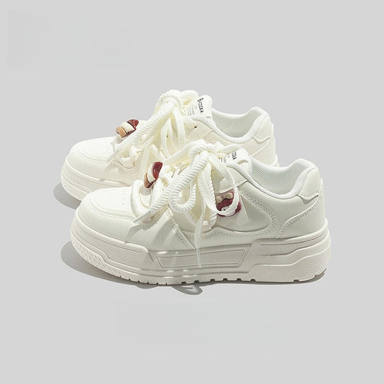 Damen Modische Sneakers mit einzigartigen Schnürdetails und verstärkter Sohle R&B