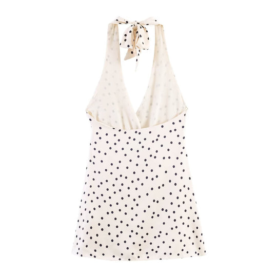 Damen Wickelkleid mit tiefem V-Ausschnitt und dekorativem Bindeband R&B