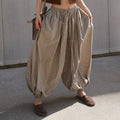 Damen weite Karottenhose R&B