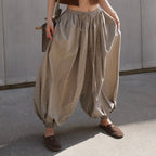 Damen weite Karottenhose R&B