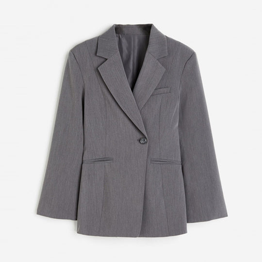 Damen Eleganter Blazer mit tailliertem Schnitt und praktischen Taschen R&B