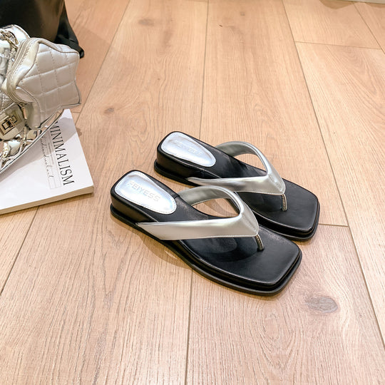 Damen elegante Zehentrenner mit komfortabler Fußbettgestaltung R&B