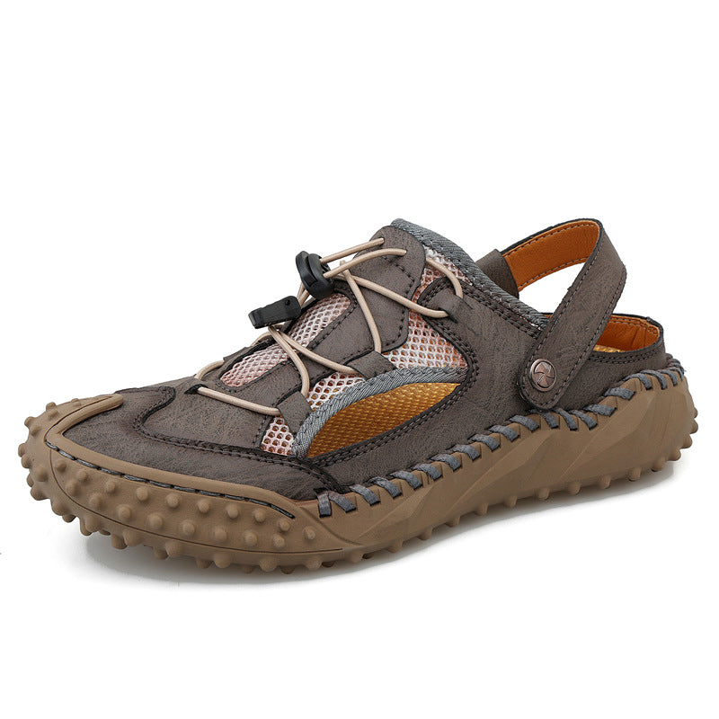 Herren Atmungsaktive Outdoor-Sandalen mit rutschfester Sohle und elastischem Verschlusssystem R&B