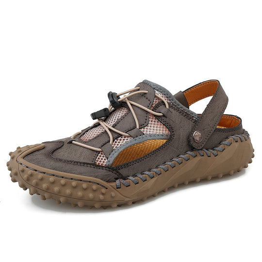 Herren Atmungsaktive Outdoor-Sandalen mit rutschfester Sohle und elastischem Verschlusssystem R&B